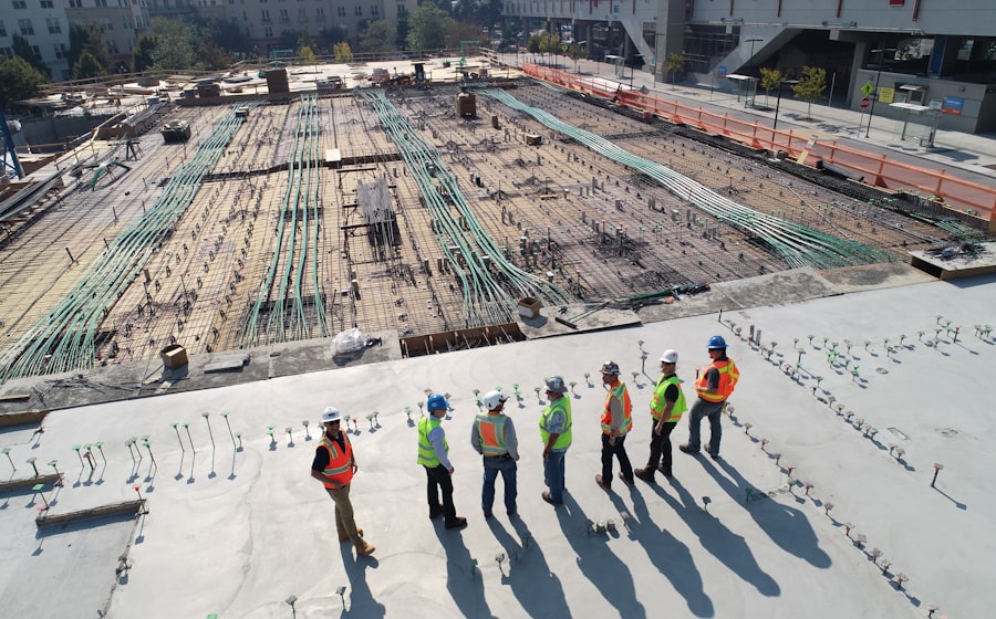 KSB team on site with a luxury home build